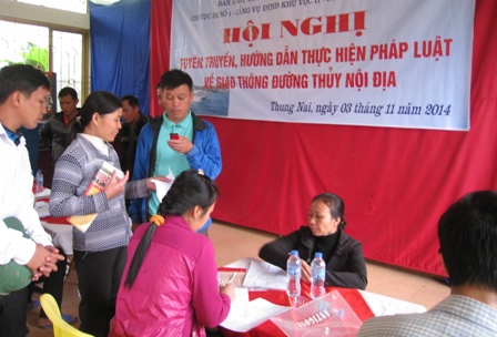 Each year to check inland waterway 52 times