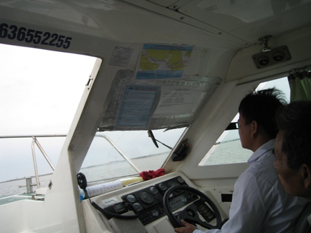 Foreigners are receiving, new river ship across borders